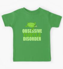 Besessene Schildkröten-Störung - lustiges Meeresschildkröte-Geschenk Kinder T-Shirt