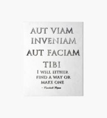Lámina rígida Auténtico viavino aut faciam tibi
