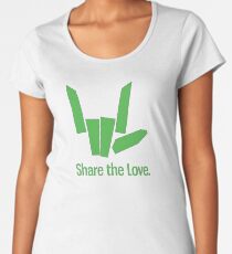 Share The Love Trending Apparel Women's Premium T-Shirt