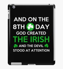 GOD CREATED THE IRISH iPad Case/Skin