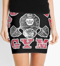 Gorilla World Gym - Distressed-Effekt Minirock