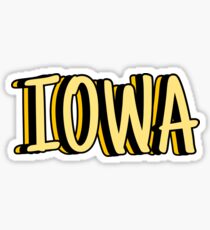 Iowa Retro Sticker