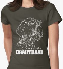 GERMAN DRAHTHAAR hound dog dogs gift idea Women's Fitted T-Shirt