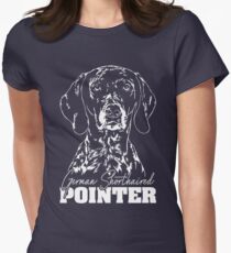 GERMAN SHORTHAIRED POINTER Hound dog dog gift idea Women's Fitted T-Shirt