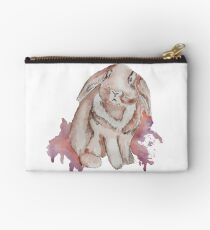 Kaninchen-Aquarell Studio Clutch