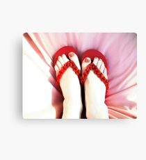 Frivolous Feet Canvas Print