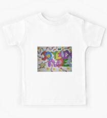 Merry Christmas style tags Kids Tee