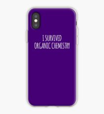 I Survived Organic Chemistry- Funny Organic Chemistry Joke iPhone Case
