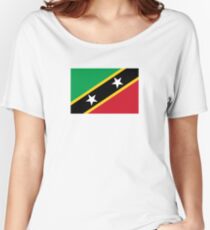 Flag of Saint Kitts and Nevis Women's Relaxed Fit T-Shirt