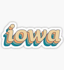 Iowa Retro - 01 Sticker