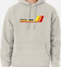 Vintage Racing Stripes Toyota 4WD Pullover Hoodie