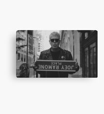 Anthony Bourdain Ramones Canvas Print