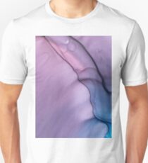 Sophisticated Fluid Ink Abstract Modern Pattern Unisex T-Shirt