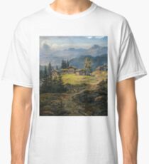 Johan Christian Dahl - View of Øylo Farm, Valdres Classic T-Shirt
