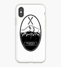 Mt. Hood -- Coal iPhone Case