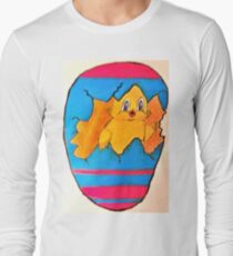 PEEK A BOO EASTER CHICK Long Sleeve T-Shirt