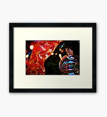 Ornament & Ribbon Framed Print