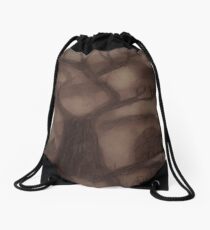 Tree Line at Dusk Drawstring Bag