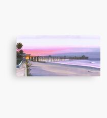 " Folly Beach Pier " Folly Beach SC USA Canvas Print