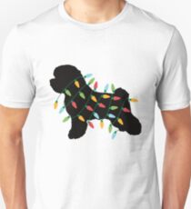 Christmas Lights Bichon Frise T-Shirt Gifts for Dog Lovers Unisex T-Shirt