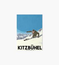 Ski KitzbĂ¼hel Austria Art Board
