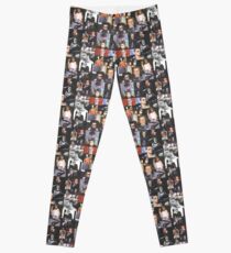 George Michael Colourful Montage Signed Pop Art Style Design Leggings
