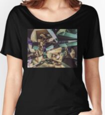 Conglomeration of 3D Blocks Women's Relaxed Fit T-Shirt