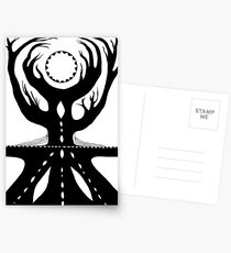 World Tree original painting Postcards
