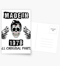 Made In 1978 All Original Parts Postcards