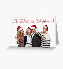 Schitt's Creek Christmas cards, Funny Xmas cards, Meme greeting cards, Schitt's Creek mugs, Schitt's Creek stickers Greeting Card