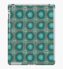Knitted canvas with a festive pattern ornament. iPad Case/Skin