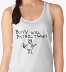 BtVS, Buffy Will Patrol Tonight, Buffy the Vampire Slayer, 90s, Hush, Joss Whedon, Giles, The Gentlemen, Once More With Feeling Women's Tank Top