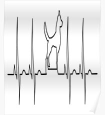 Dog Ekg Puls Poster