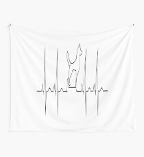 Dog Ekg Puls Wall Tapestry