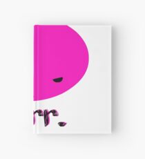 Angry Pink Blobby Head Hardcover Journal