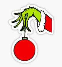 The Grinch Hand Sticker