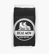 Real Men Wear Skates Eishockey Bettbezug