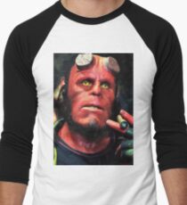 Camiseta ¾ bicolor para hombre Hellboy