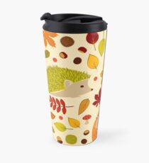 Igel und Kastanien Thermobecher