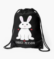 Kaninchen Person Rucksackbeutel