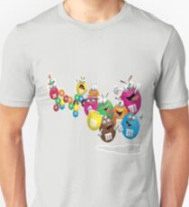 m&m multi color Unisex T-Shirt