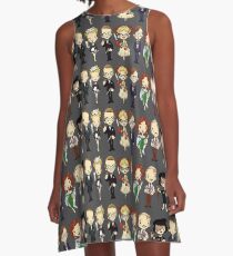 WHO-DUN-IT A-Line Dress