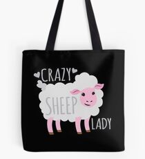 Crazy Sheep Lady Tote Bag