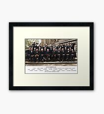 Solvay Conference Framed Print