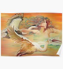 "Dancing with Birds" Poster