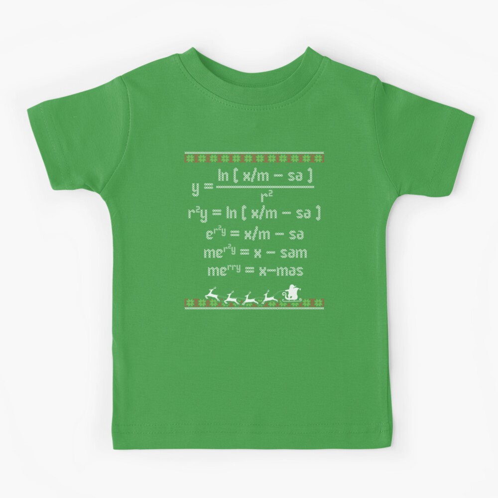 math christmas t shirt