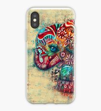 éléphant vintage Coque et skin iPhone