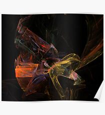 Biting Dog Fractal Poster