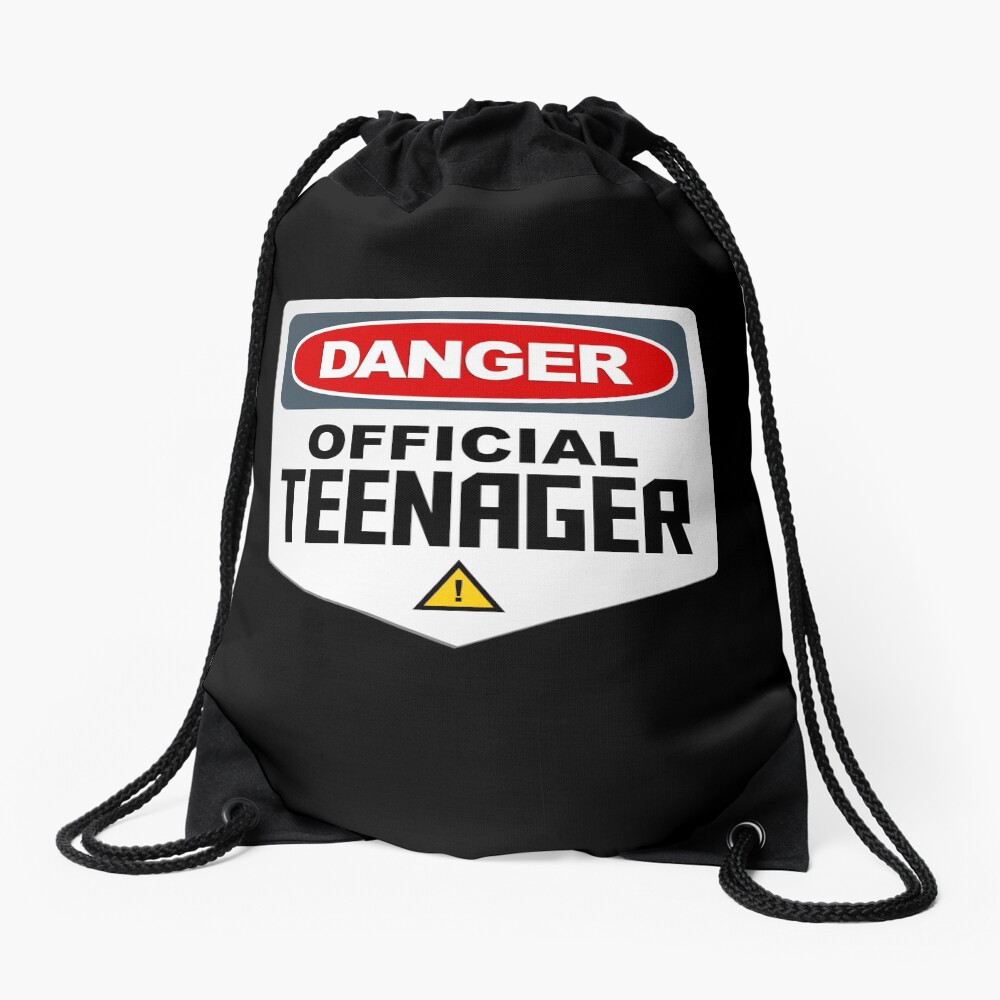 Danger Official Teenager Drawstring Bag