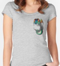 Flügel des Feuers - Pocket Glory Dragon Tailliertes Rundhals-Shirt